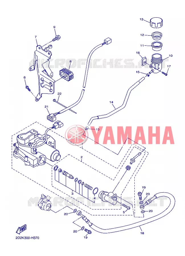 BOMBA DE EMBRAGUE Yamaha MOTO 1300 2013 FJR AS ABS  FJR1300AS