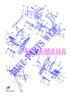 CABALLETE / ESTRIBERA para Yamaha FZ8N 2013