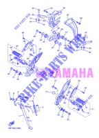 CABALLETE / ESTRIBERA para Yamaha FZ8S 2013
