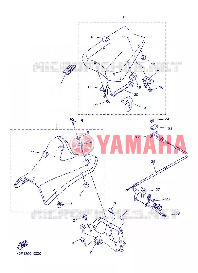 ASIENTO Yamaha MOTO 800 2013 FAZER  FZ8-S