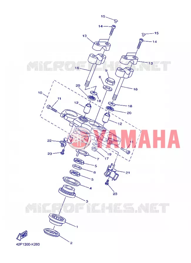 DIRECCION Yamaha MOTO 800 2013 FAZER ABS  FZ8-SA