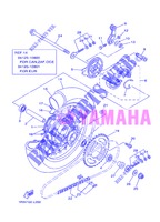 RUEDA TRASERA para Yamaha TTR 50 ELECTRIC START 2013