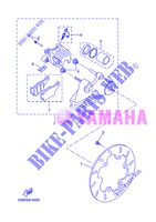 PINZA FRENO TRASEIRA para Yamaha WR 125 X 2013