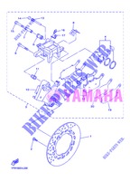 PINZA FRENO TRASEIRA para Yamaha DIVERSION 600 F 2013