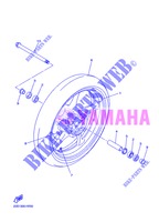RUEDA DELANTERA para Yamaha DIVERSION 600 F 2013