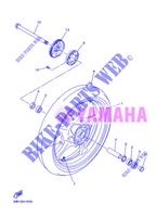 RUEDA DELANTERA para Yamaha DIVERSION 600 F ABS 2013