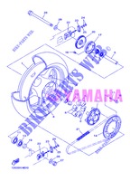 RUEDA TRASERA para Yamaha DIVERSION 600 F ABS 2013