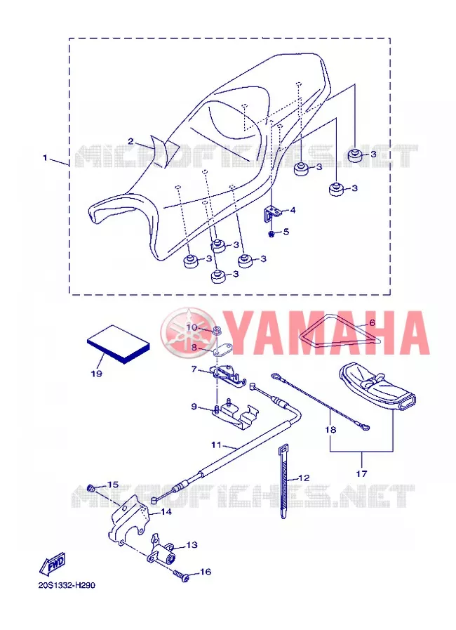 ASIENTO Yamaha MOTO 600 2013 XJ6  XJ6N