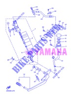 BOMBA DE FRENO TRASERA para Yamaha DIVERSION 600 2013