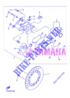 PINZA FRENO TRASEIRA para Yamaha DIVERSION 600 ABS 2013