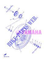 RUEDA DELANTERA para Yamaha DIVERSION 600 ABS 2013