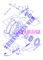 RUEDA TRASERA para Yamaha DIVERSION 600 ABS 2013