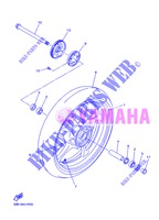 RUEDA DELANTERA para Yamaha DIVERSION 600 ABS 2013