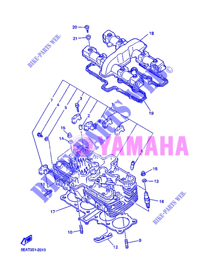 CULATA para Yamaha XJR1300 2013