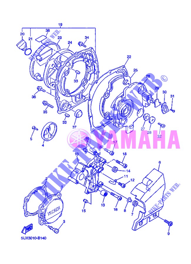 TAPA   MOTOR 1 para Yamaha XJR1300 2013