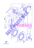 PINZA FRENO DELANTERA para Yamaha XP500A 2013