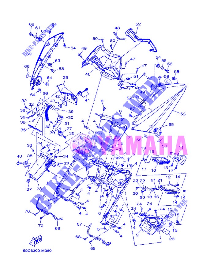 CARENADO PROTECCIÓN PIERNAS para Yamaha XP500A 2013