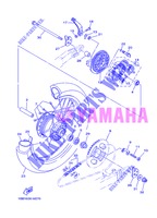 RUEDA TRASERA para Yamaha XTZ125E 2013