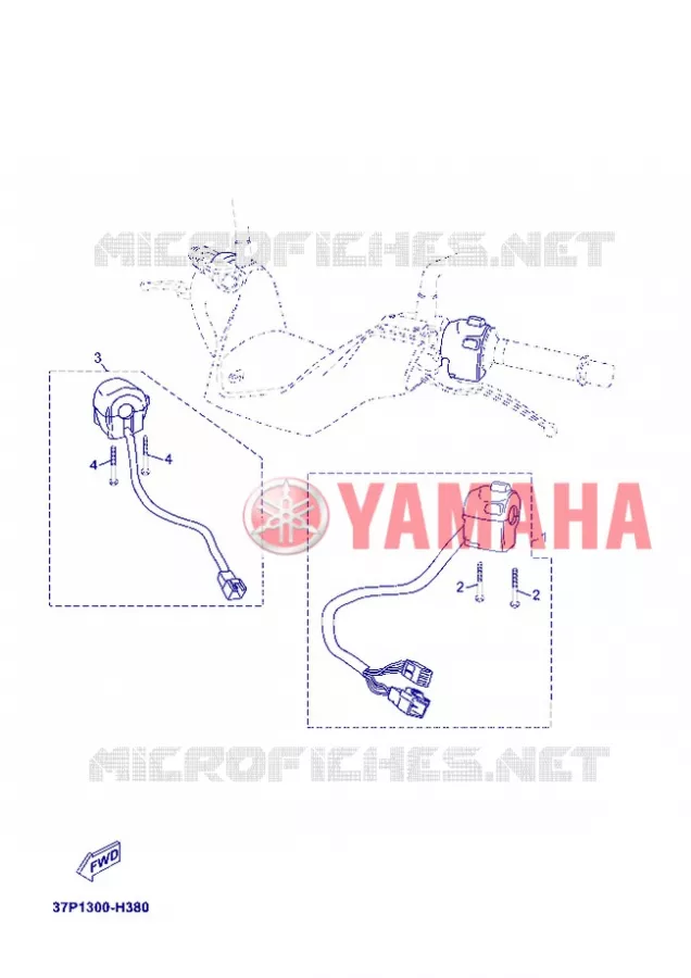 CONMUTADORES / MANETAS Yamaha SCOOTER 125 2013 XMAX  YP125R