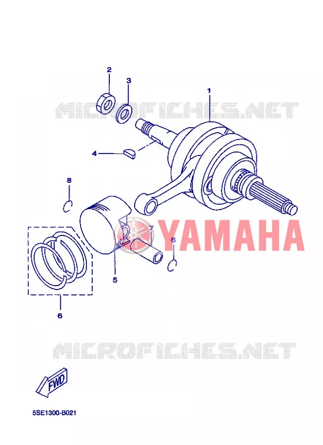 CIGUEÑAL / PISTÓN Yamaha SCOOTER 250 2013 XMAX ABS  YP250RA