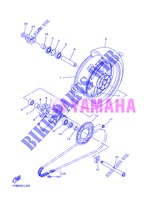 RUEDA TRASERA para Yamaha YZF-R1 2013