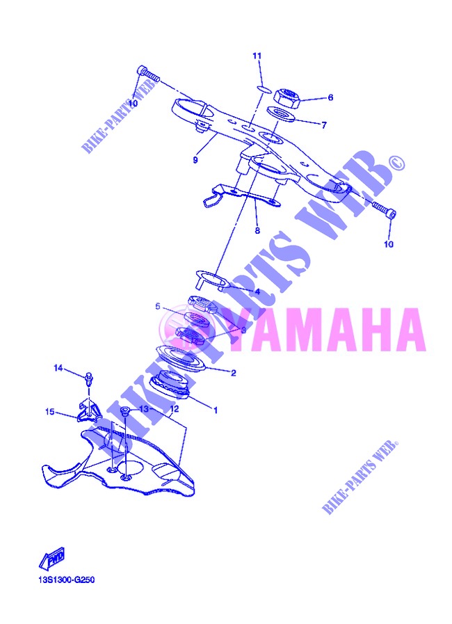 DIRECCION para Yamaha YZF-R6 2013