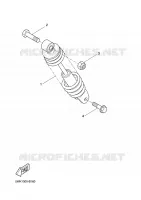 AMORTIGUADOR TRASERO para Yamaha BW'S 50 2012