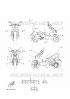 PEGATINA para Yamaha YQ50 2010