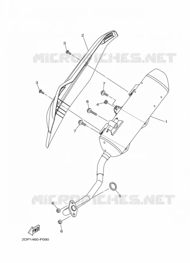 ESCAPE Yamaha SCOOTER 125 2015 NMAX  GPD125-A