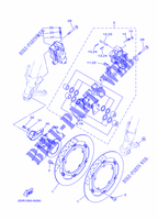 PINZA FRENO DELANTERA para Yamaha MT-09 TRACER ABS 2015