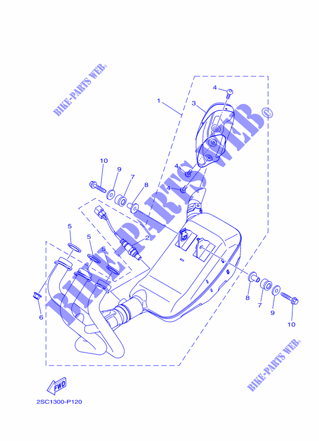 ESCAPE para Yamaha MT-09 TRACER ABS 2015