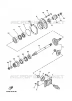 EJE TRANSVERSAL para Yamaha YFM660FWA 2003