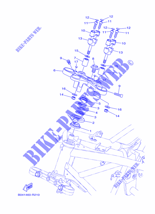 DIRECCION para Yamaha MT-03 ABS 2016