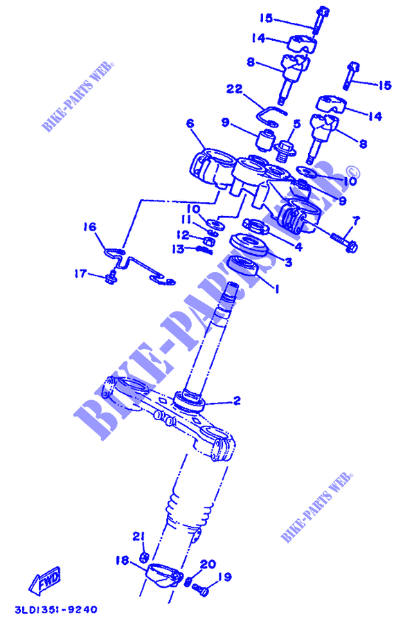 DIRECCION para Yamaha XTZ750 1990