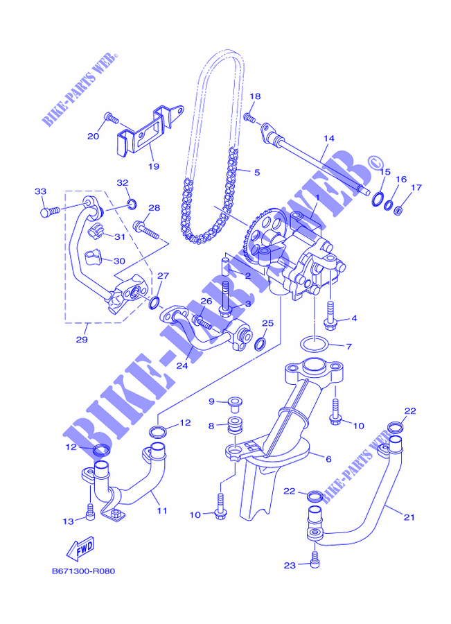 BOMBA DE OLIO para Yamaha MT-10 2017