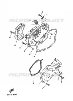 TAPA - MOTOR 1  200 yamaha-motocicleta 2002 BLASTER 2XJ110-8080
