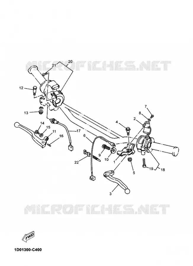 CONMUTADORES / MANETAS Yamaha MOTO 125 2005 DTX  DT125X