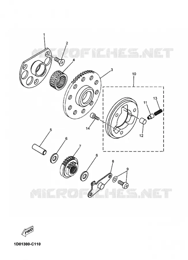 MOTOR ARRANQUE Yamaha MOTO 125 2005 DTX  DT125X