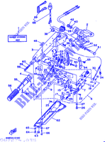 DIRECCION para Yamaha C40T Electric Start, Power Trim & Tilt 1996