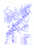 CILINDRO / CARTERES CIGÜEÑAL para Yamaha E55C Enduro, Manual Starter, Tiller Handle, Manual Tilt, Pre-Mixing, Shaft 20