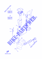 KIT DE REPARACIÓN 2 para Yamaha E60H Manual Starter, Tiller Handle, Hydro Trim & Tilt, Pre-Mixing, Shaft 25