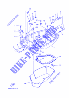 CARENADO INFERIOR para Yamaha E60H Manual Starter, Tiller Handle, Hydro Trim & Tilt, Pre-Mixing, Shaft 25