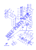 DEPOSITO DE GASOLINA para Yamaha E60H Enduro, Manual Starter, Tiller Handle, Hydro Trim & Tilt, Pre-Mixing, Shaft 20