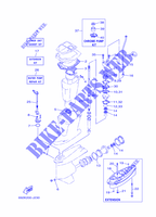 KIT DE REPARACIÓN 2 para Yamaha E75B Enduro, Manual Starter, Tiller Handle, Hydro Trim & Tilt, Pre-Mixing, Shaft 20