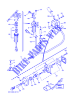 DEPOSITO DE GASOLINA para Yamaha F40D Electric Starter, Remote Control, Power Trim & Tilt, Shaft 20