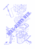 OIL PAN para Yamaha F40F Electric Starter, Tiller Handle, Hydro Trim & Tilt, Shaft 15