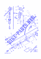 DEPOSITO DE GASOLINA para Yamaha F40F Electric Starter, Tiller Handle, Hydro Trim & Tilt, Shaft 15