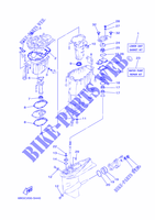 KIT DE REPARACIÓN 2 para Yamaha F40F Electric Starter, Tiller Handle, Hydro Trim & Tilt, Shaft 20