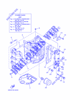 CILINDRO / CARTERES CIGÜEÑAL 1 para Yamaha F40F Electric Starter, Tiller Handle, Hydro Trim & Tilt, Shaft 20