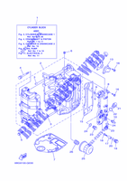 CILINDRO / CARTERES CIGÜEÑAL 1 para Yamaha F40F Electric Starter, Remote Control, Hydro Trim & Tilt, Shaft 20